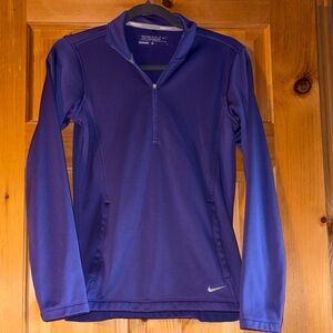 Nike Golf Deep Purple Athletic 1/4 Zip Pullover